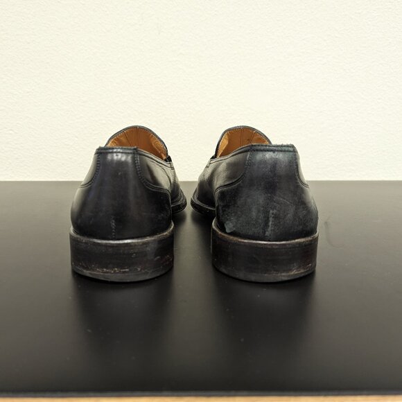 Bruno Magli Black Leather Slip-on